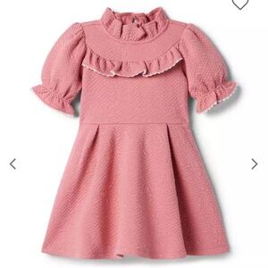 NWT Janie & Jack Ruffle Jacquard Dress 💕